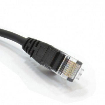 Link Cable Black Network Ethernet RJ45 Cat5E-CCA UTP PATCH 26AWG Cable Lead 1.5m
