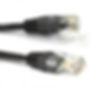 Thumbnail: Link Cable Black Network Ethernet RJ45 Cat5E-CCA UTP PATCH 26AWG Cable Lead 4m