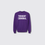 Miniatura: Thought Criminal purple crewneck sweatshirt