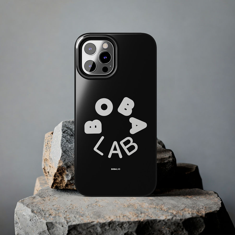 Thumbnail: Boba Lab '2' Tough Phone Case
