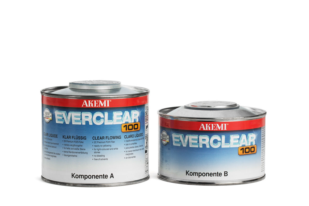 Мраморная шпатлевка EVERCLEAR 100 жидкая прозрачная