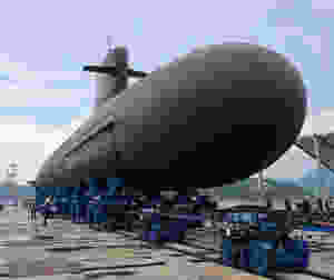Submarino brasileño Scorpene antes de su entrega
