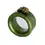 Miniatura: Anillo de adorno de diadema, tamaño francés 63 o 10, 5 US verde hoja metálica,