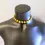 Thumbnail: Set of ceramic pearls, choker, earrings and bracelet, yellow