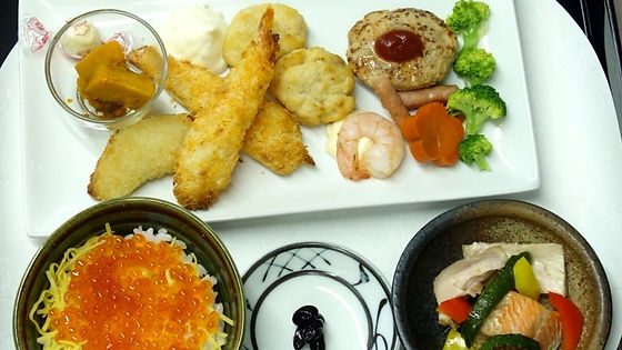 Hokkaido salmon roe rice lunch box