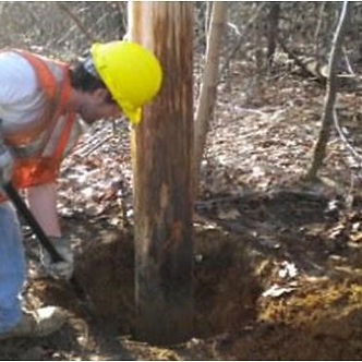 wood pole inspection