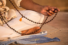 Sadhu with Prayer Beads