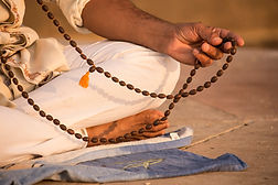 Sadhu with Prayer Beads