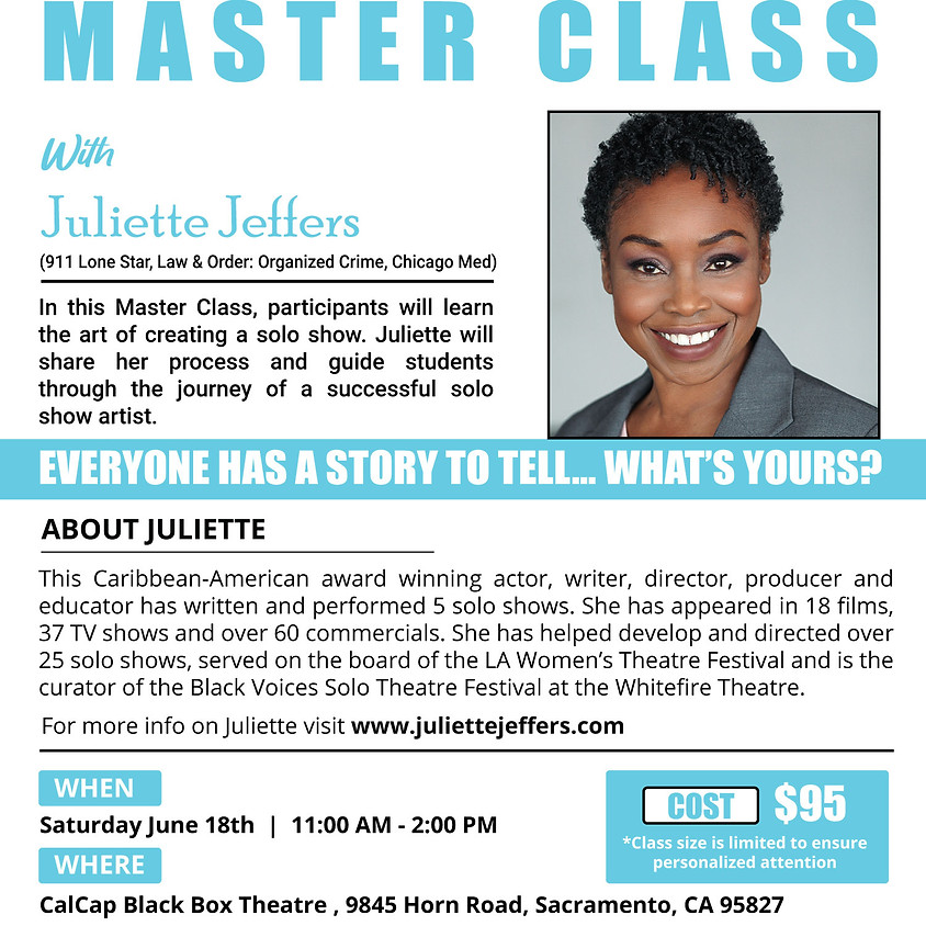 Master Class with Juliette Jeffers