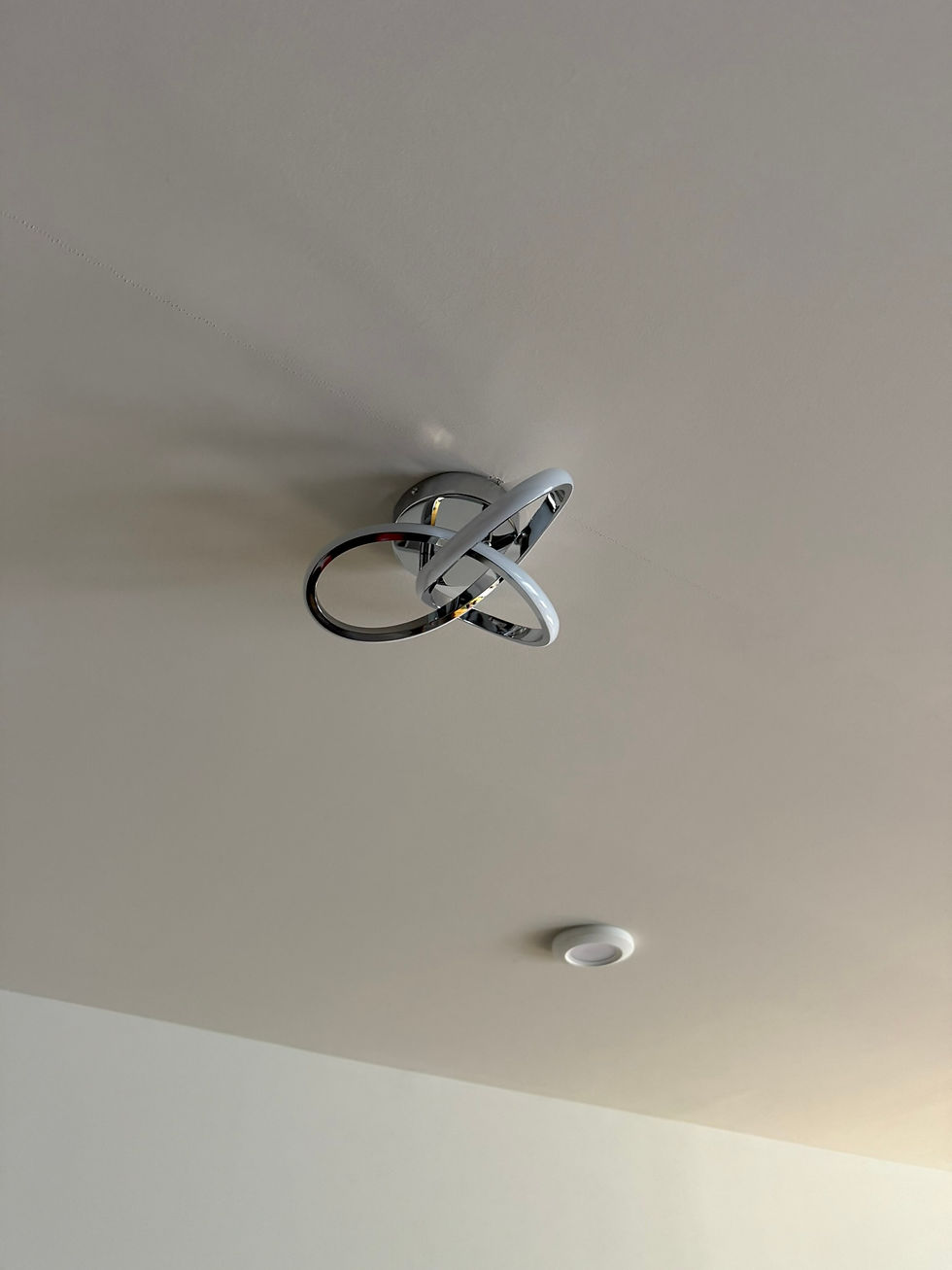 fancy light installed
