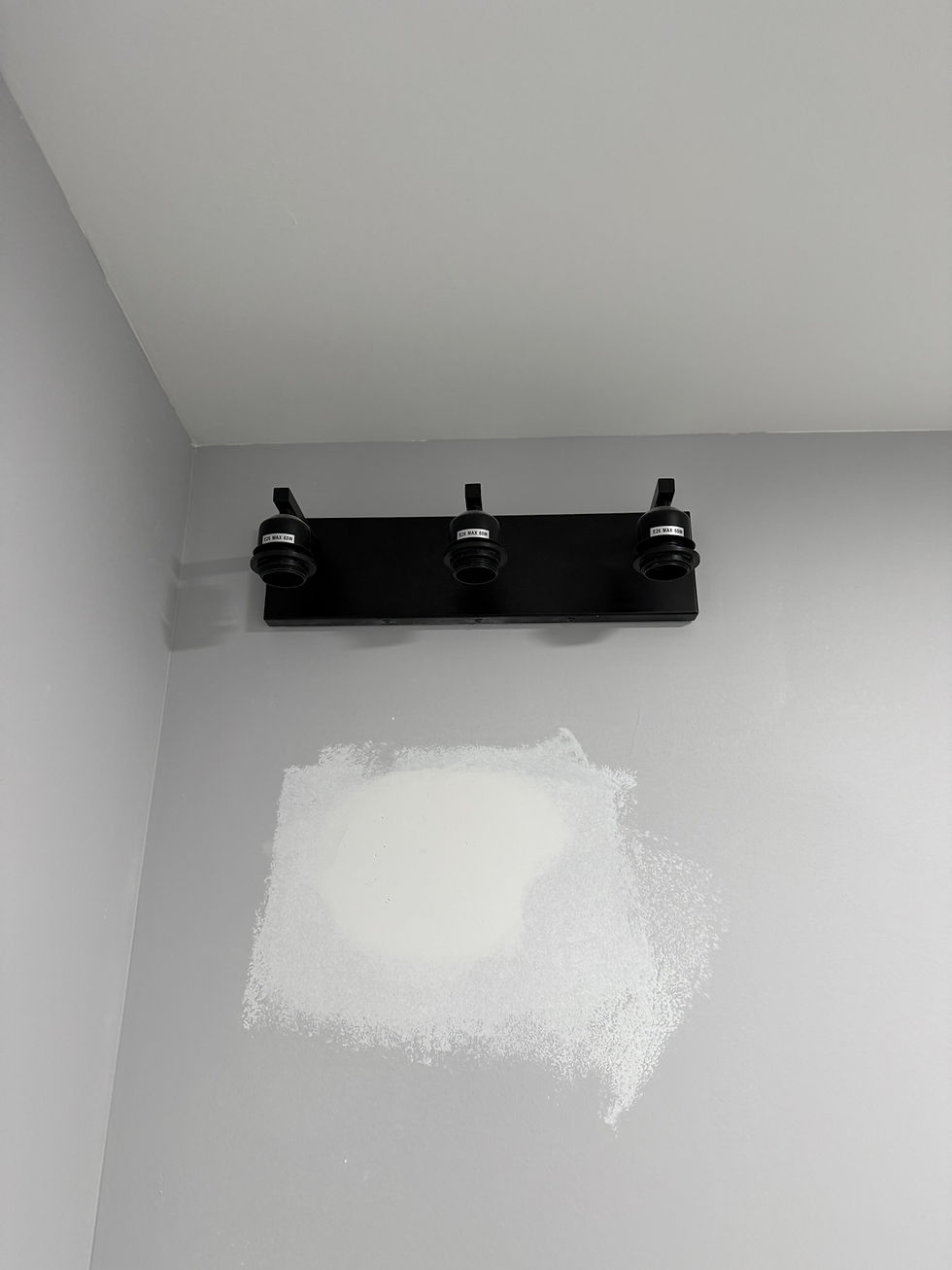 vanity light installed