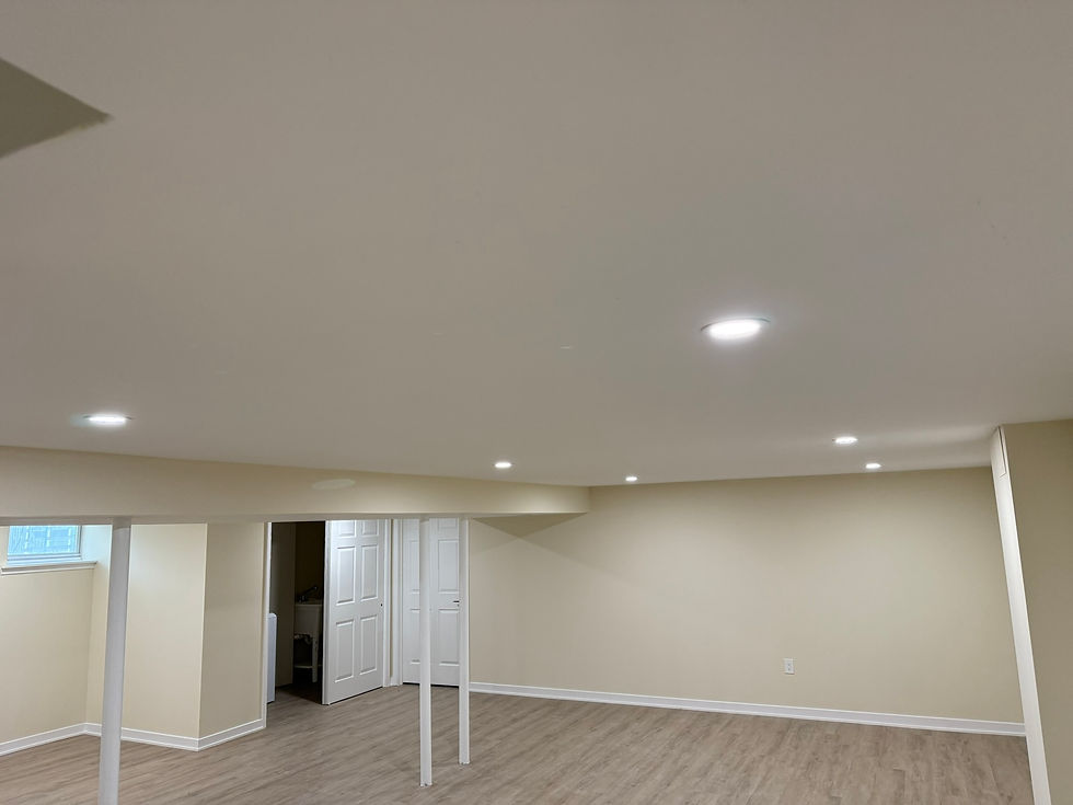 Recessed lights installation