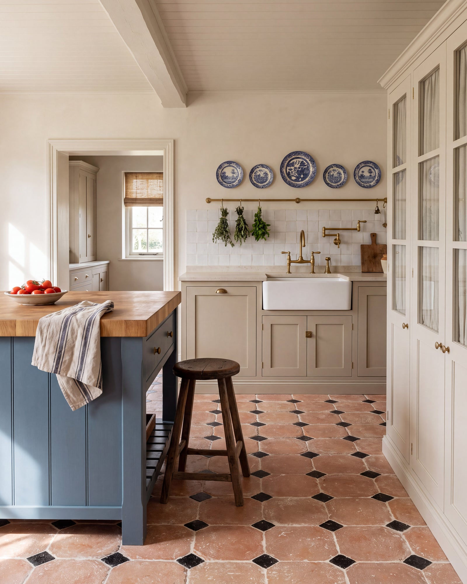 Marlborough Terracotta Octagons & Cabochons