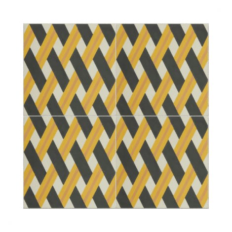 Thumbnail: Jigsaw Rattan Encaustic By Neisha Crosland