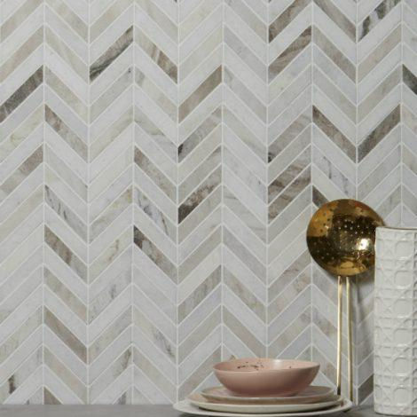 Jet Set Milan Bronze Marble Mosaic