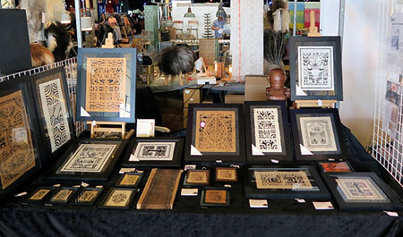 Stand du Galerie Caroline, Swan Market, Rotterdam, 25 Octobre 2015