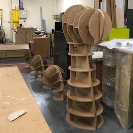 Retail Display Systems in East Kilbride machined and assembled the frame