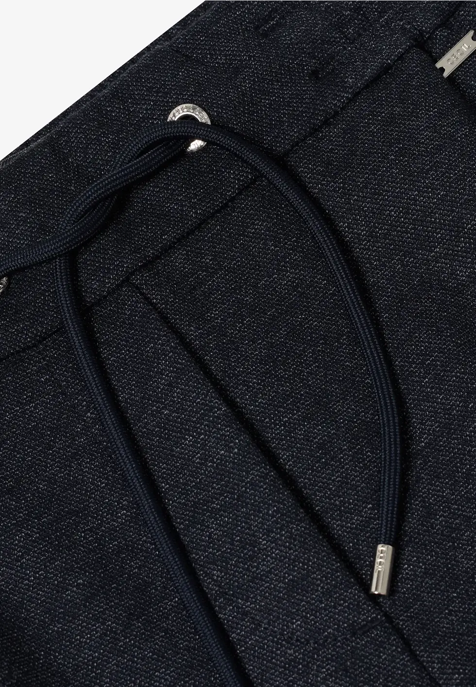 Thumbnail: Broek met smalle pijpen Cecil blauw