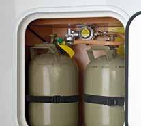 Espace pour bouteille de gaz