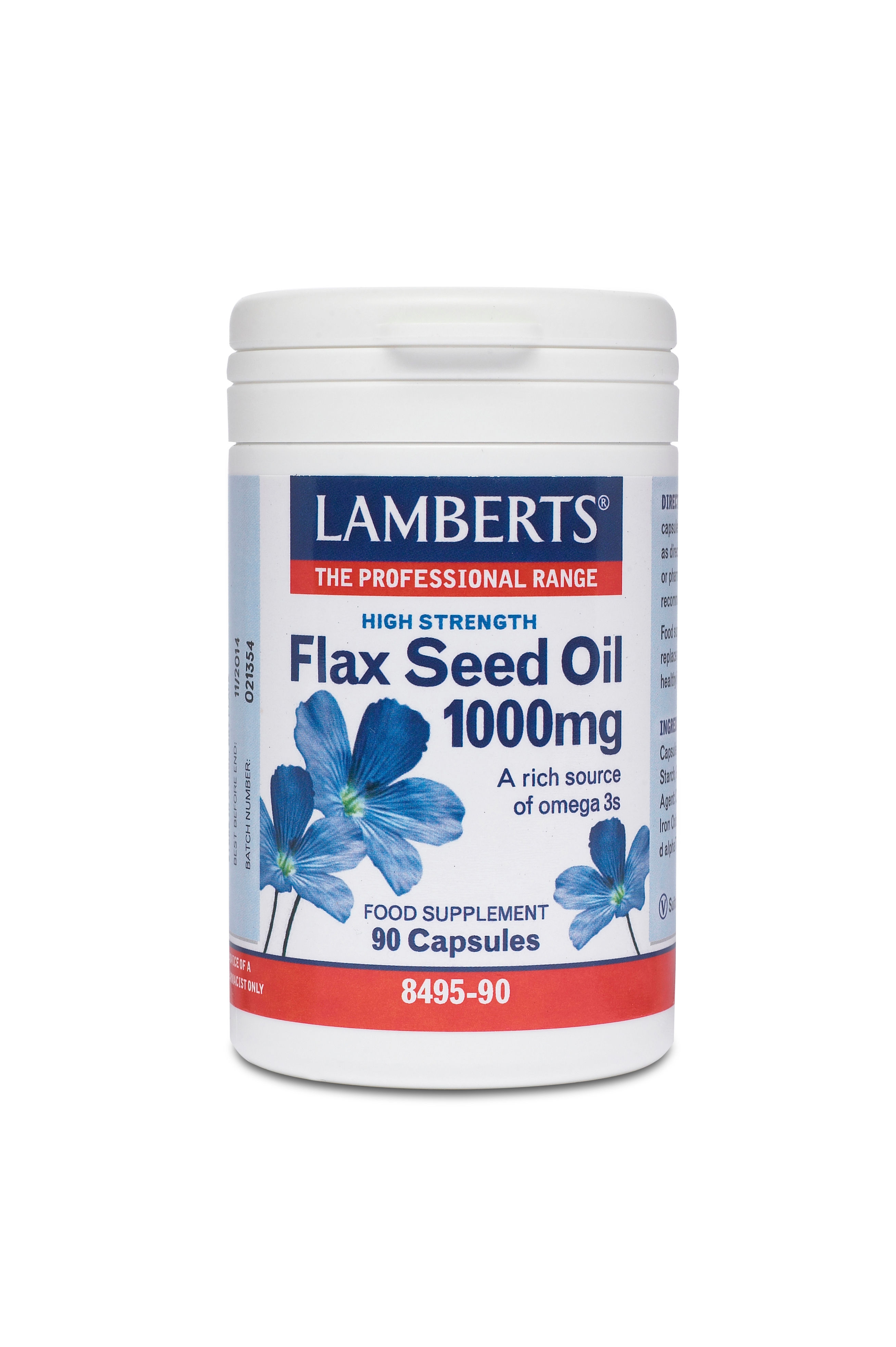 Lamberts Flax Seed Oil 1000mg - 90 caps