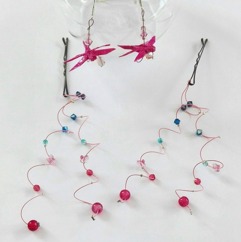 épingles à cheveux mariage roses