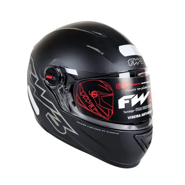 Miniatura: Capacete FW3 GTX Classic C/ Óculos Interno