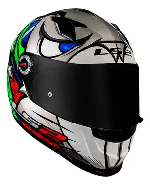 Capacete LS2 ALEX BARROS SILVER 56