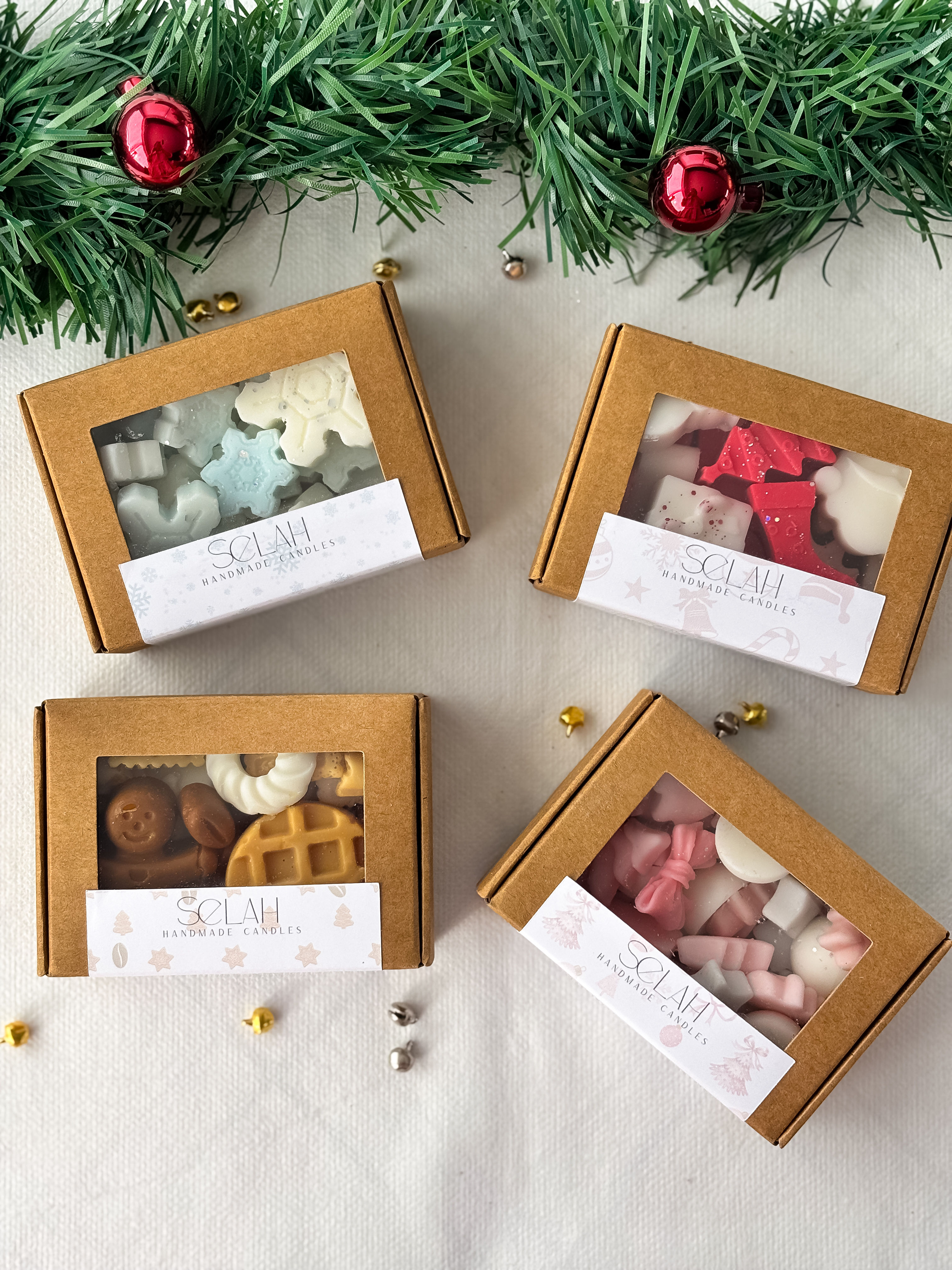 Kit four scent wax melts