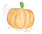 Green Black Fruits Illustration Healthy