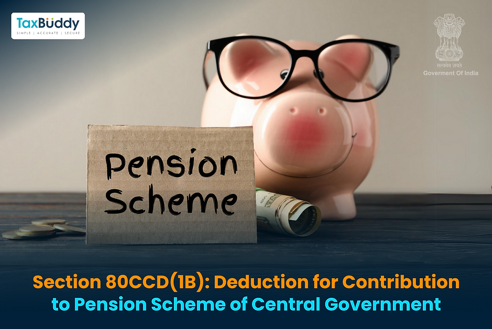 Deductions under Section 80CCD(1B) of Income Tax - Taxbuddy