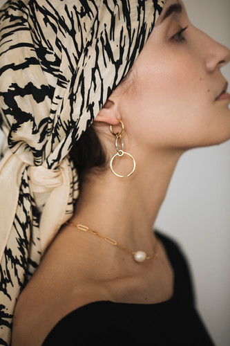 Back Design Necklace(Pearl) | C