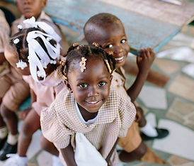 Preschool students at Mission of Hope International Thozin Grand-Goave Haiti