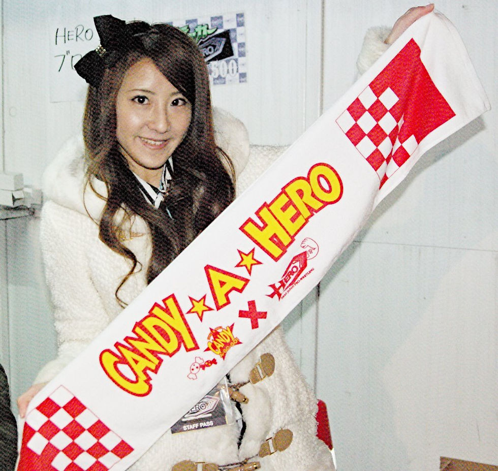 CANDY A HEROコラボタオル