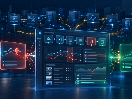 An implementation of video advertising revenue diagnosis: an event is detected across fragmented systems, investigated through an AMI workspace and connected to a measurable commercial outcome.