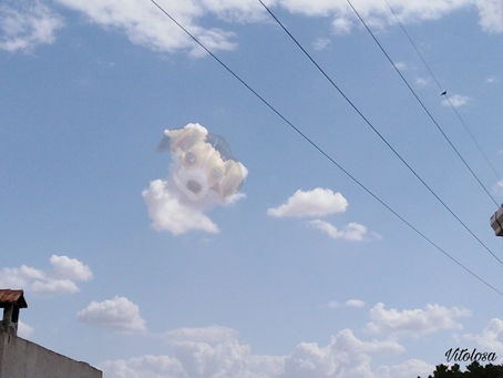 En las nubes