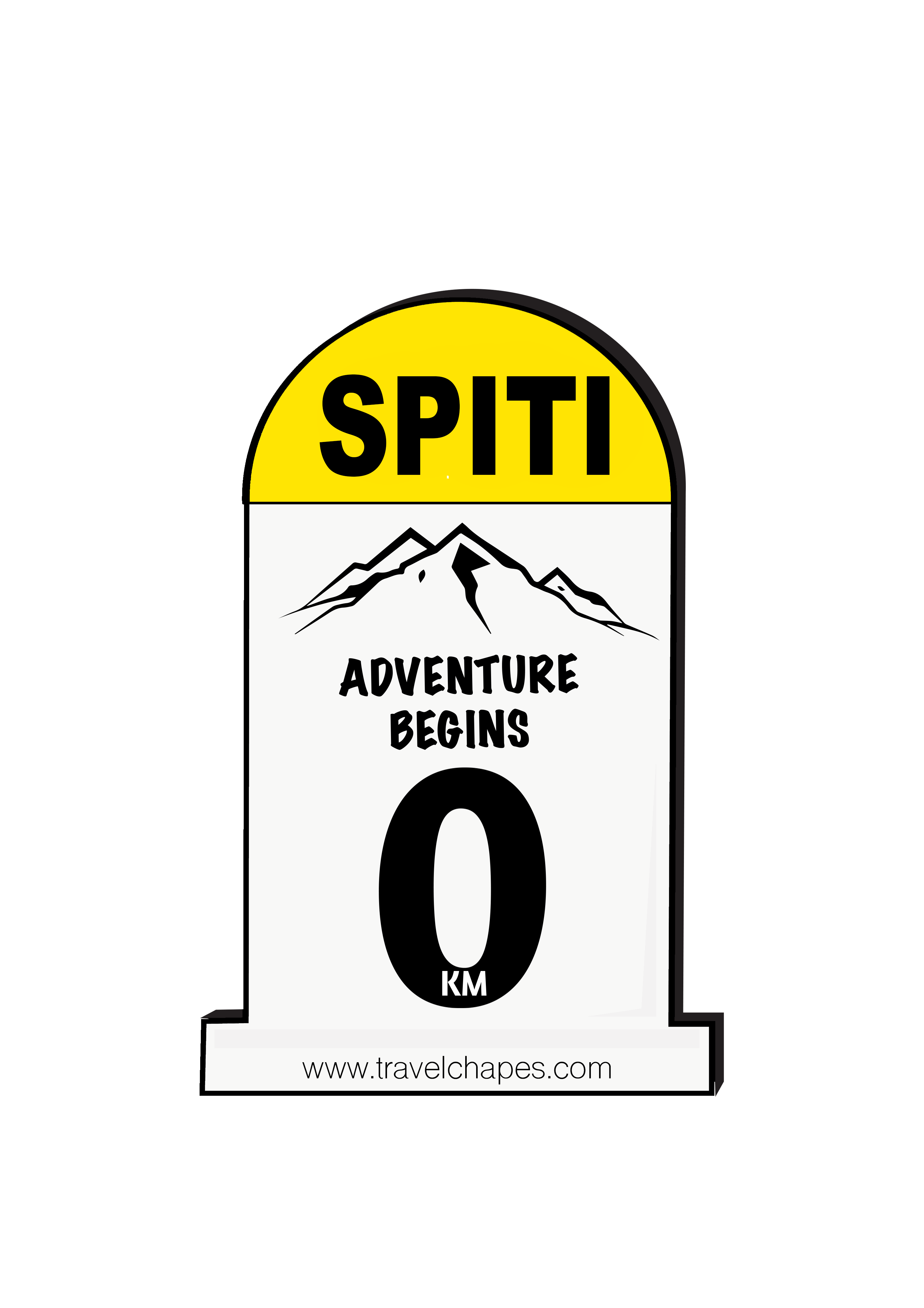 Spiti Milestone Sticker - S6037