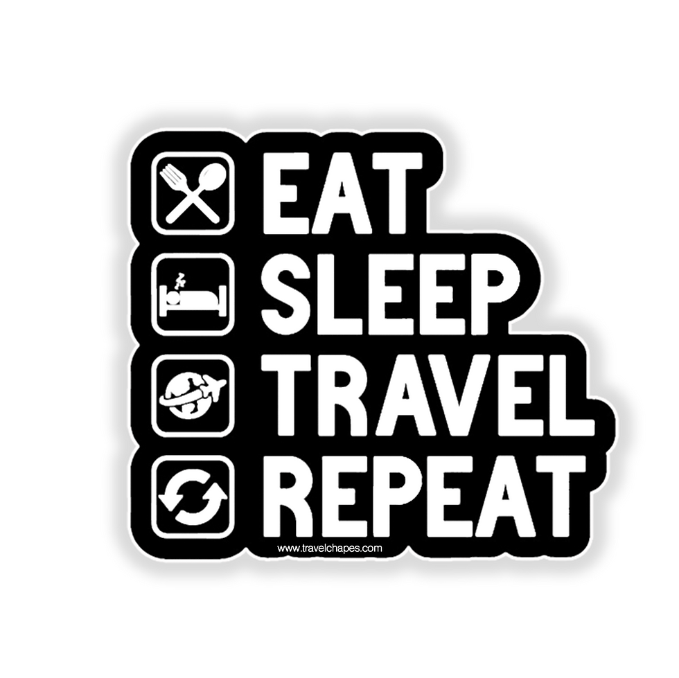 Eat sleep Travel repeat - S6005