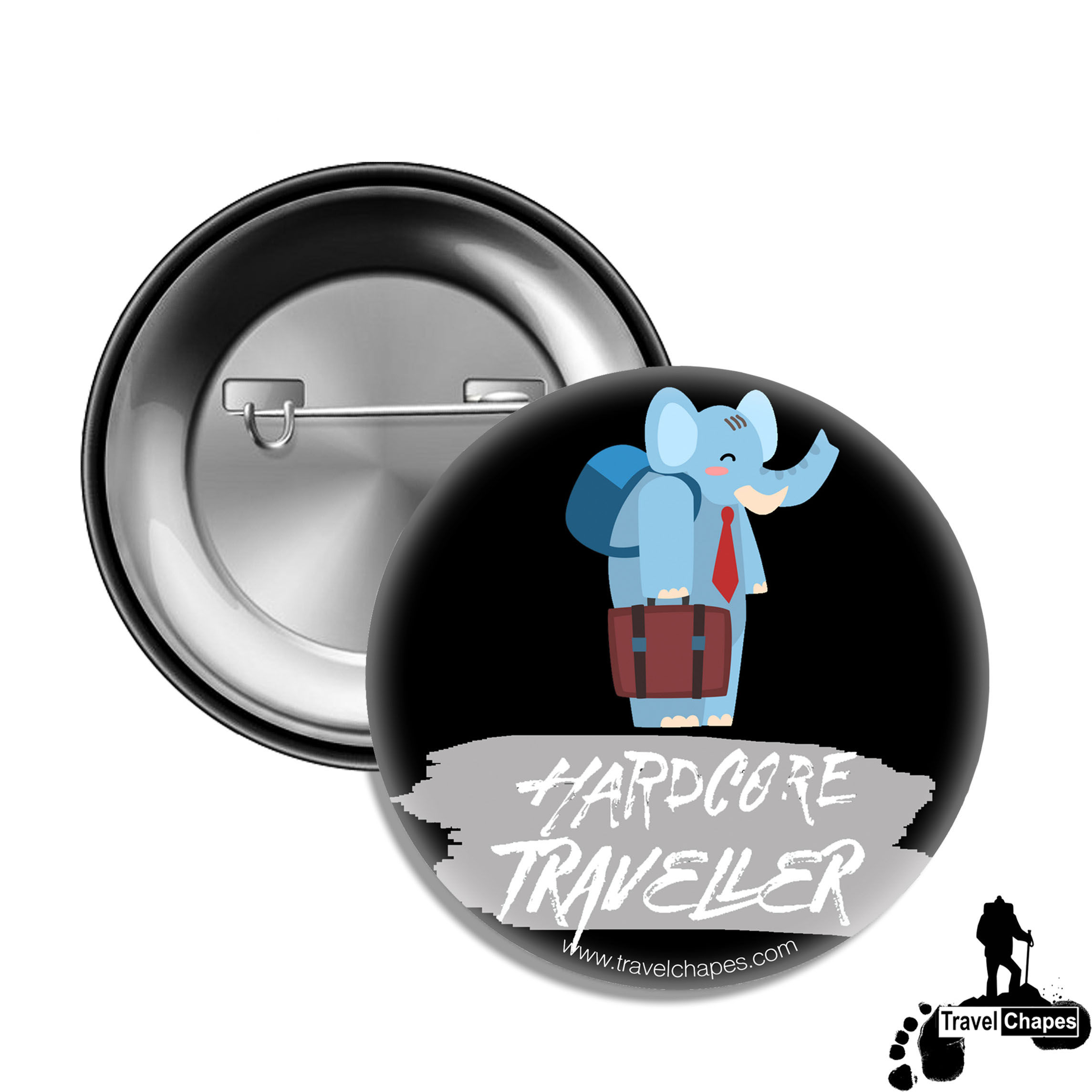Hard core traveller - Travel Badge - B9112