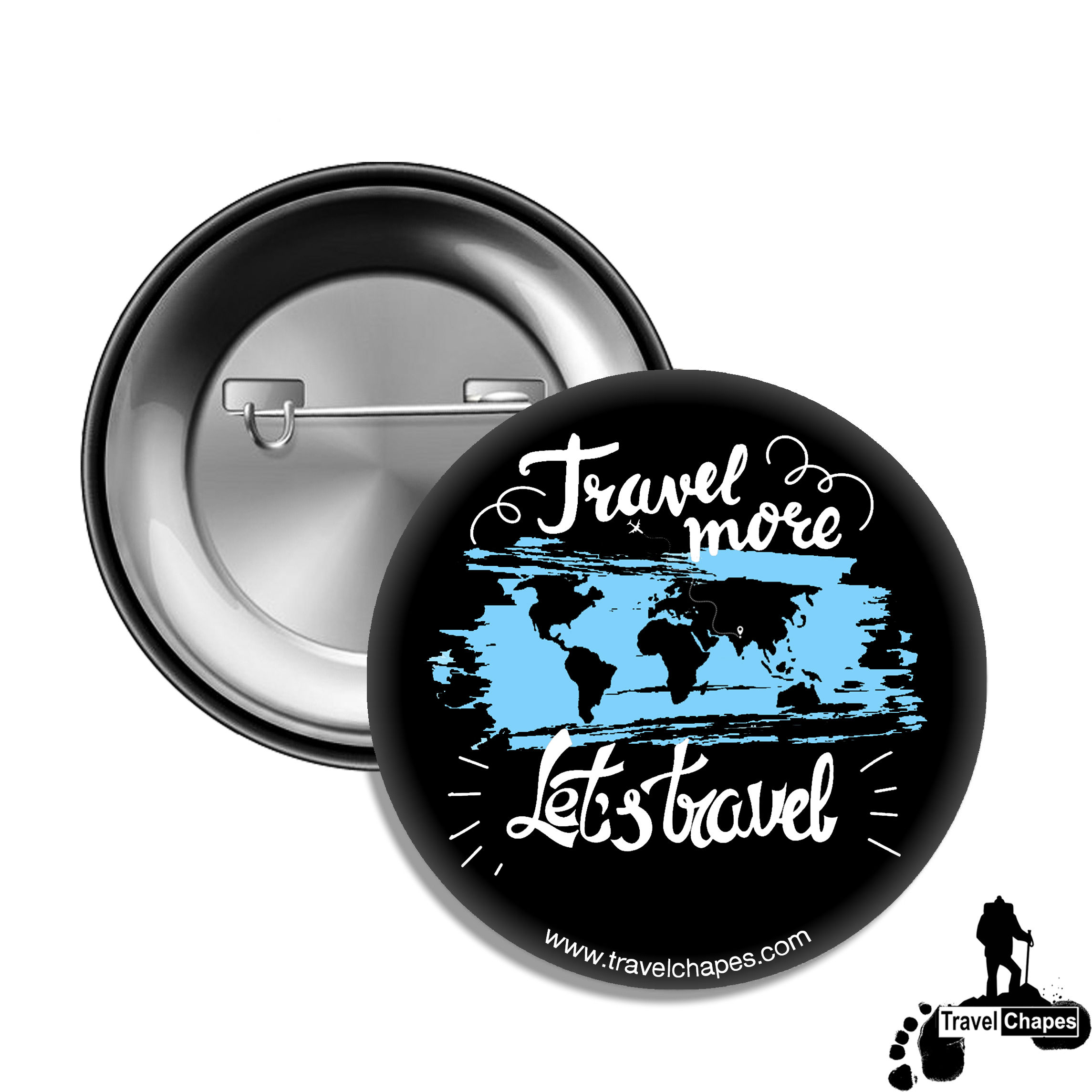 Travel more Let's travel - Travel Badges - 9092