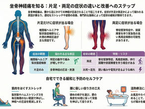 坐骨神経痛は片足だけ？両足に出る原因と対処法