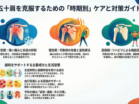 五十肩、四十肩 肩関節周囲炎にサプリメントは効果ある?柔道整復師が解説