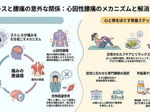 精神的ストレスが原因?腰痛の真実と効果的な対処法