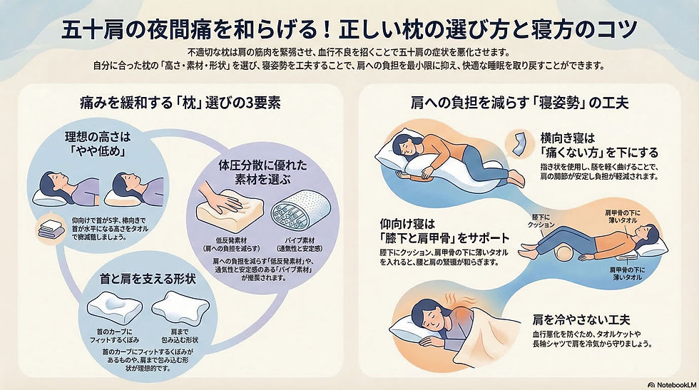 五十肩の枕選びアイキャッチ