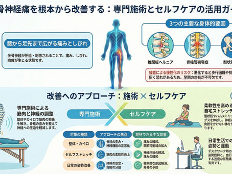坐骨神経痛に整体やカイロプラクティックは効果あり?専門家が徹底解説