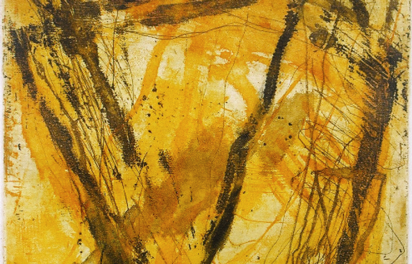 Yellow day3, Etching,25x25cm, 2007.tif