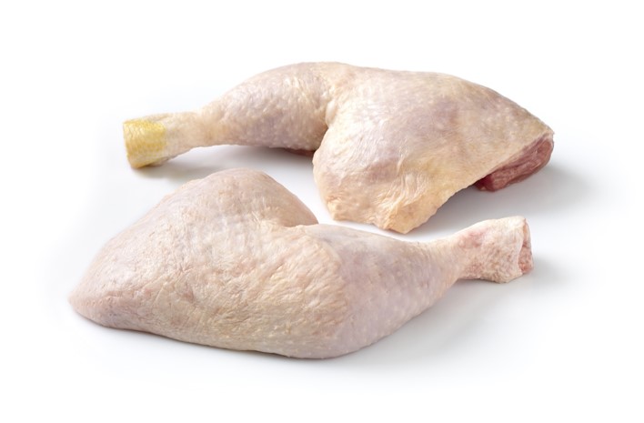 Cuisses entières de poulets (natures et congelées) - paquet de 2