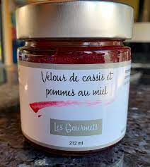 Velours de cassis et pommes au miel - 212ml