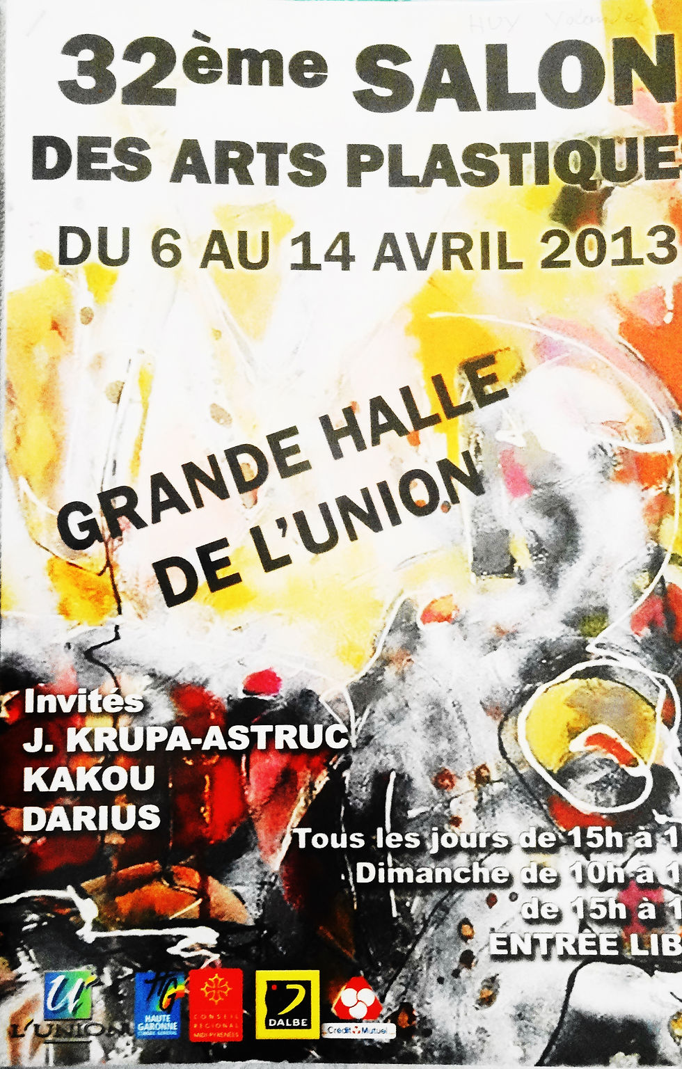 AFFICHE SALON 2013