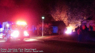 Crews Extinguish Fully Involved Shed Fire on Aspen Drive