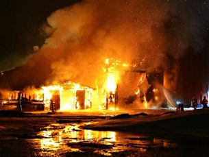 Engine 21 Responds to South Burlington Barn Fire